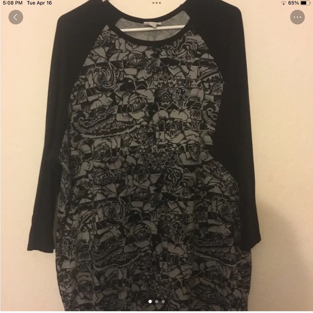 LuLaroe Randy 3/4 sleeve T-shirt